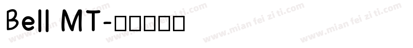 Bell MT字体转换